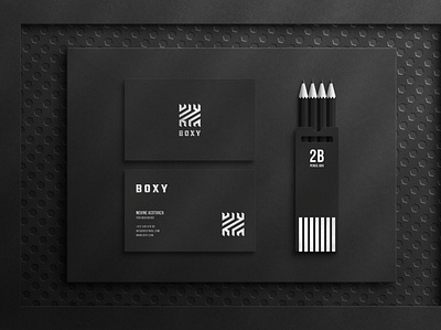 Stationery Mockup Design black branding business business card corporate dark design logo luxury mockup modern presentation silver