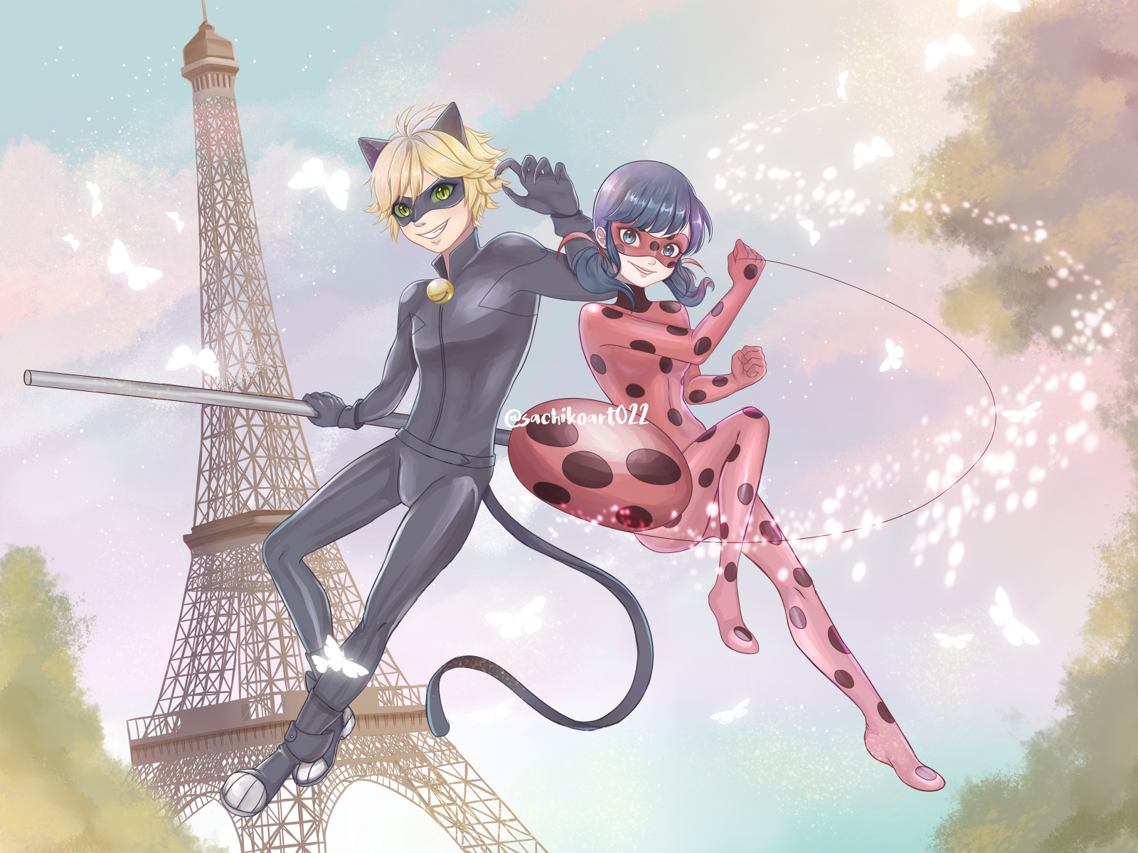 Anime Drawings - Character: Cat Noir Show: Miraculous... | Facebook