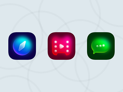Icons 3d apple color icon illustration ios iphone ui