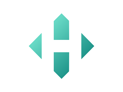 Hugo color design h icon ios iphone logo teal