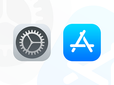 iOS 11 Beta ... appstore beta design icon ios ios11 popsicle settings