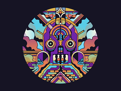 Another Dimension 3d animation bright character character design face gif gradients graphic illustration loop retro rivers texture trippy vector