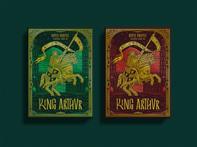 King Arthur branding character characterdesign drawing flag graphic illustration king king arthur lettering retro swords texture typography vector