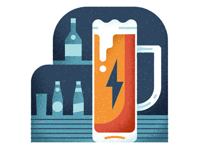 Volta Bräu bar beer bottle design drink editorial graphic icon illustration texture vector wwd