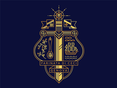 alpha phi omega coat of arms tattoo