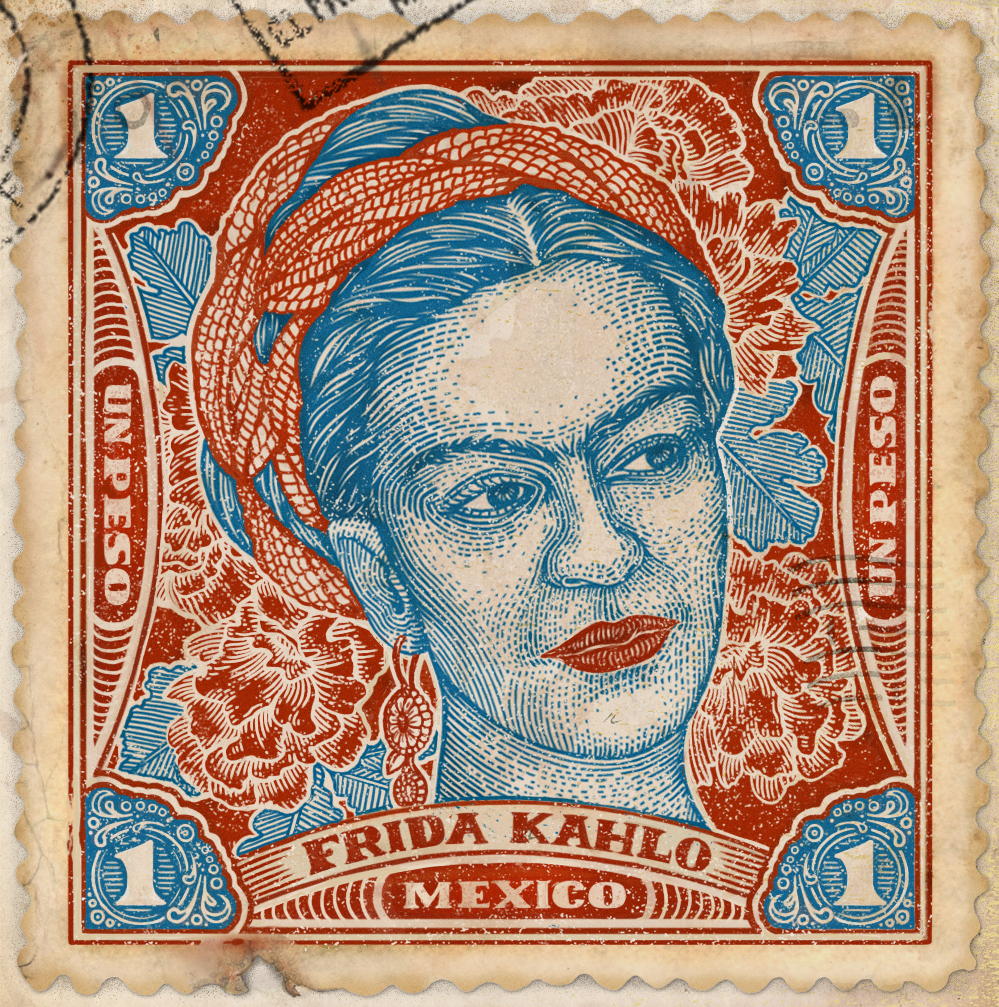 Frida Kahlo by MUTI on Dribbble