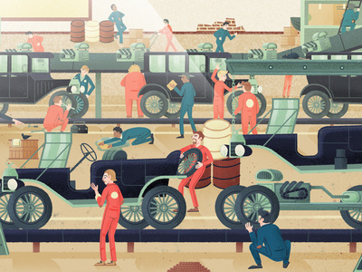In the factory
