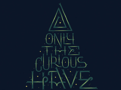 Curious Type curious hand drawn typography