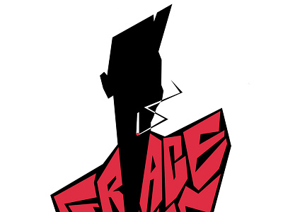 Grace Jones character cigarette grace jones graphic icon illustration lettering portrait print t shirt typography vector