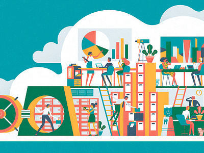 The Business Cloud by MUTI on Dribbble