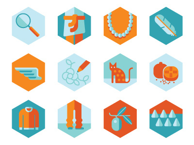 Flat icons by Nick Frost on Dribbble