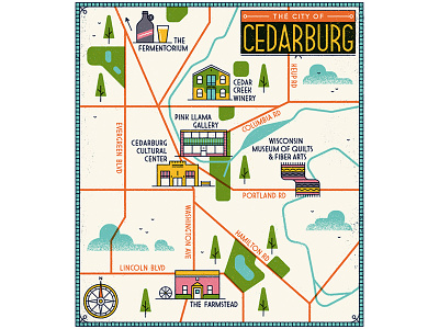 Map of Cedarburg