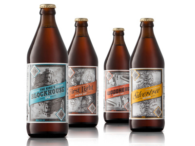Devil's Peak craft beers beer labels packaging