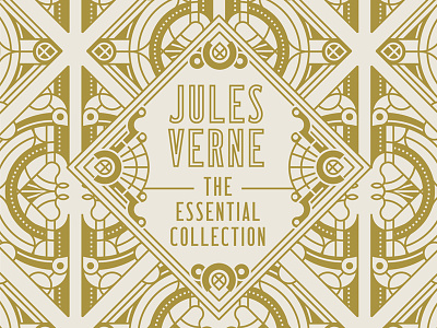 Jules Verne Pattern border clean graphic pattern pattern art vector wallpaper