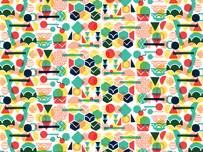 Unframed branding design flat graphic ice cream illustration logo pattern vector wallpaper