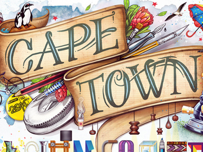 Advantage cover 2014 cape town magazine typography