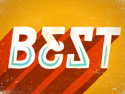 Best hand drawn texture typography