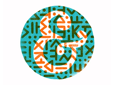 Ampersand african ampersand pattern typography