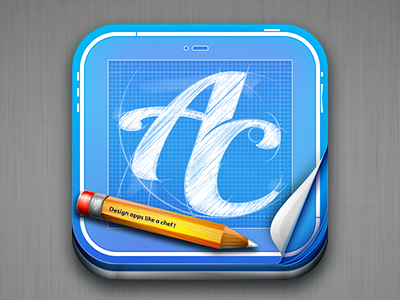 App Cooker Final Icon app cooker blueprint icon ipad mockup
