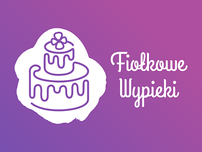 Bakery Logo Design - Fiołkowe Wypieki bakery branding graphic design identity illustration logo typography vector