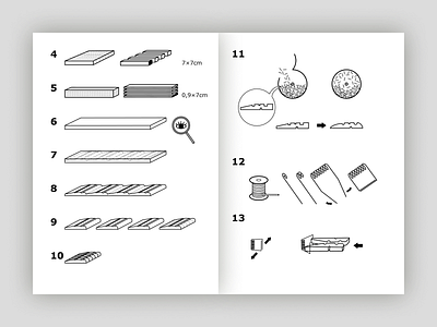 Ikea Manual - How is it Made? Clothespins design graphic graphic design graphics ikea illustration instruction layout manual vector