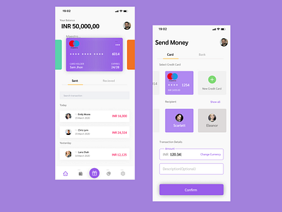 Payment App Design app design payment payment app wallet ui