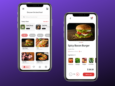 Food Ordering App app design ecommerce ecommerce app food app food delivery mobile mobile ui ui ux