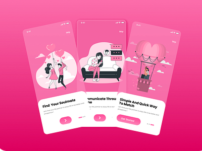 Onboarding Screen - Dating App