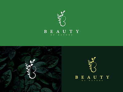 Beauty of Nature beauty logo logo logo design logo mark minimalist logo nature logo