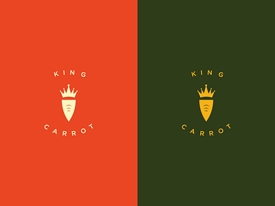 King Carrot carrot logo food logo fruits logo king logo logo logo design luxury logo minimalist logo modern logo