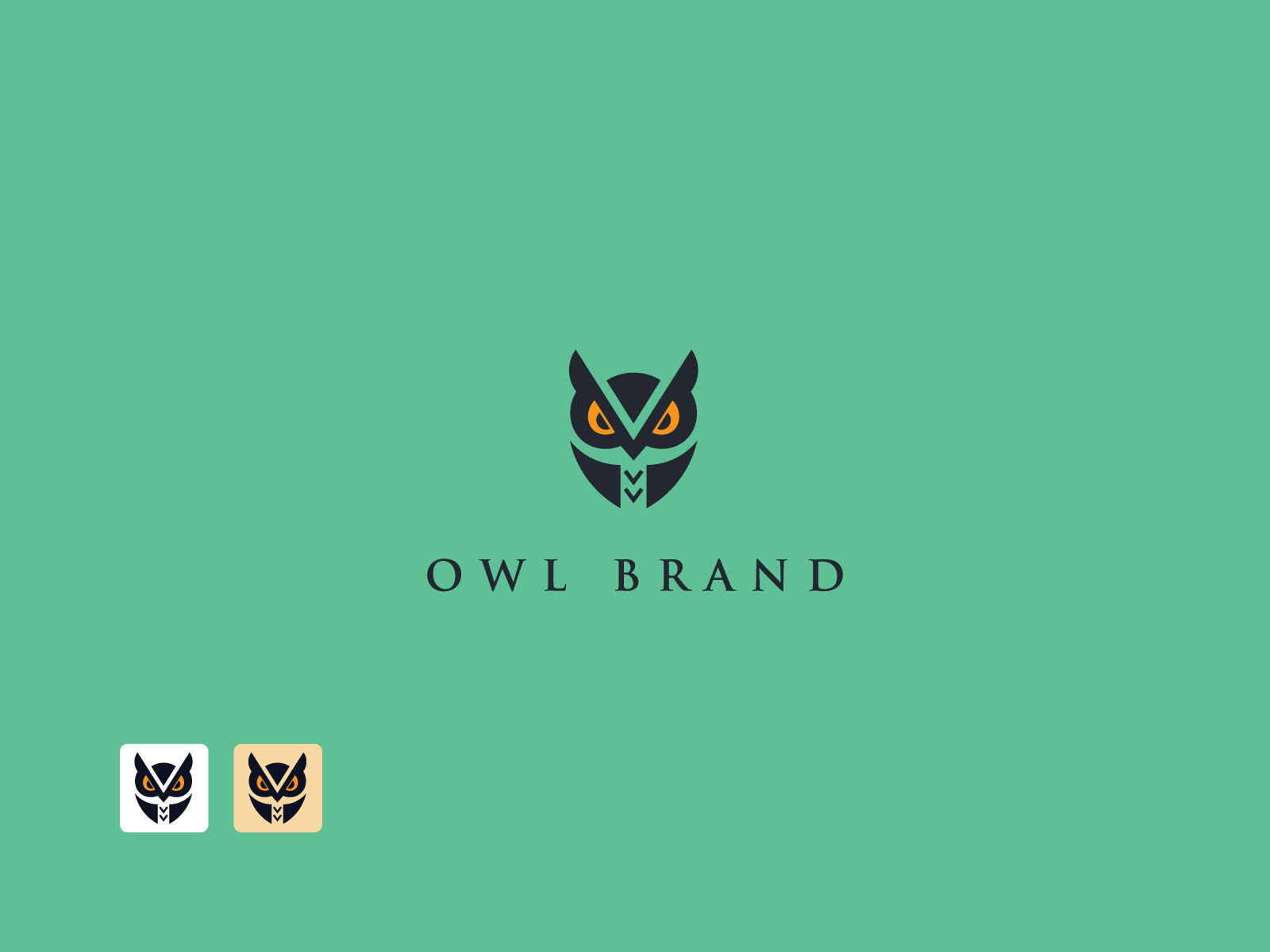 Owl Logo Design Inspiration. Flat And Retro Icon. Face Animal Character  Symbol. Luxury Graphic Vector. Royal And Unique Logotype. Emblem For Company,Business  and Brand. Stock Vector | Adobe Stock