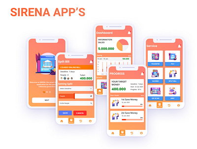 Sirena App (Smart Money For Student) money moneyapp smartmoneyfs splitbil transfer transfer money