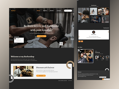 Barbershop Landing Page