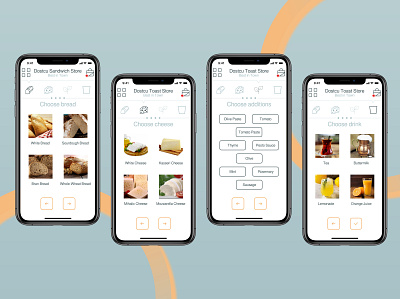 Create Your Toast App app interface ux