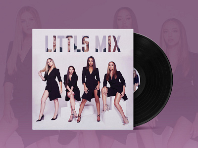 Little Mix FanArt Discography design littlemix music photoshop research ui uidesign uidesigner visualdesign
