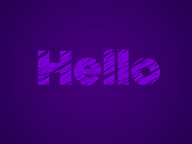 Hello aftereffect design graphic hello motion neon purple typography