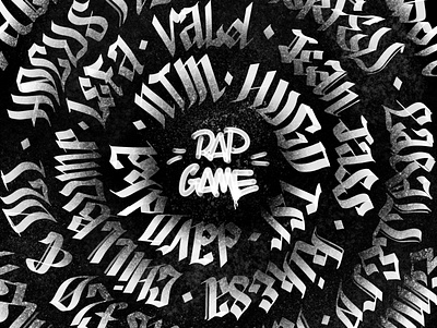 French rappers design font french rap rapper type typographic typography