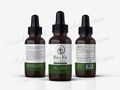 Bio Fit Supplement Design cbd label design hemp label label label and box design label design label packaging