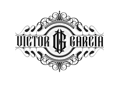 LETTERING LOGO - VICTOR GARCÍA design illustration logo typography vector