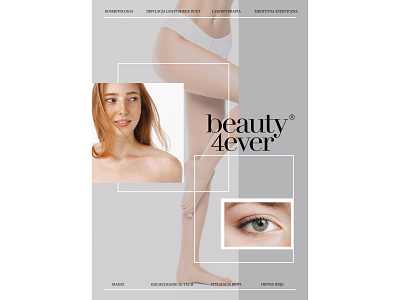 Poster for beauty studio branding design keyvisual poster