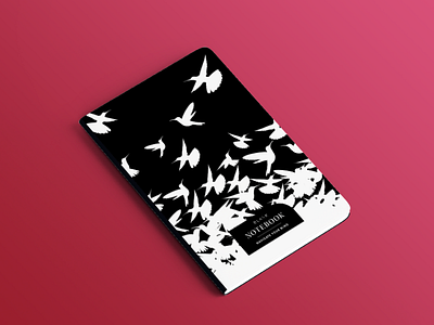 Hummingbird Notebook bird flat graphic design hummingbird illust illustration minimal modern vector