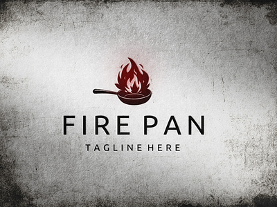 Pan with Fire Logo Design