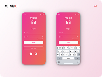 Daily UI - 001 - Sing Up