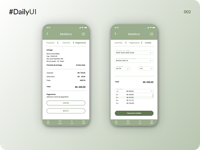 Daily UI - 002 - Credit Card Checkout