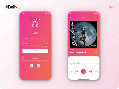 Daily UI - day 9 - Player music