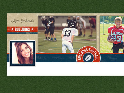 sports facebook cover template badge cover facebook retro sports template texture