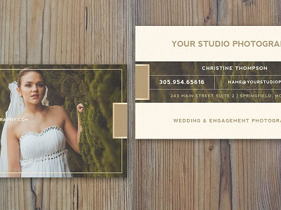 minimal luxe business card template