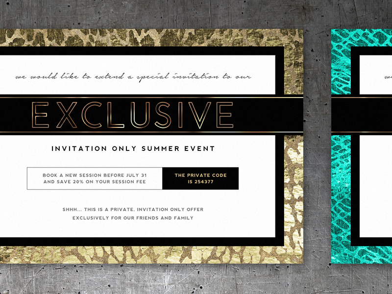 Invitation only. Photographers invite banner.