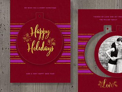 Photographer / Millers Lab Holiday Luxe Pop Cards Template
