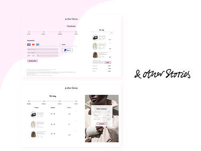 &OtherStories Checkout Page design minimal ui web